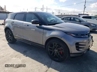 2023 Land Rover Range Rover Evoque Dynamic SE with VIN SALZL2FXXPH200712, listed as a Copart auction lot 44524795 with 20,502 mi miles and Salvage Title. Bid and sale history available at carsss.com. Image 4.