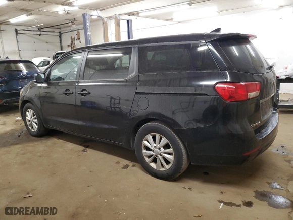 2017 Kia Sedona LX with VIN KNDMB5C14H6217797, listed as a Copart auction lot 76383904 with NaN miles and Non Repairable. Bid and sale history available at carsss.com. Image 2.