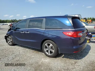 2020 Honda Odyssey Touring with VIN 5FNRL6H85LB003302, listed as a Copart auction lot 72709924 with 58,228 mi miles and Salvage Title. Bid and sale history available at DreamBid. Image 2.