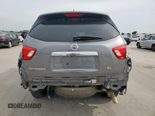 2020 Nissan Pathfinder SL with VIN 5N1DR2CN7LC601365, listed as a Copart auction lot 57273725 with 44,503 mi miles and Salvage title. Bid and sale history available at DreamBid. Image 6.