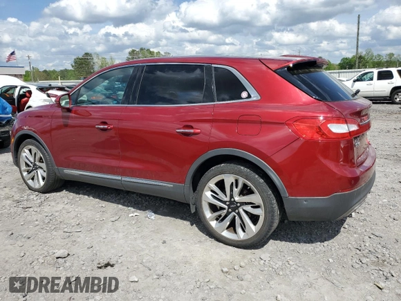 2016 Lincoln MKX Reserve with VIN 2LMPJ8LP1GBL63239, listed as a Copart auction lot 51192175 with 134,969 mi miles and Salvage Title. Bid and sale history available at DreamBid. Image 2.