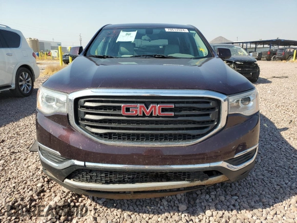 2018 GMC Acadia SLE with VIN 1GKKNRLS8JZ113255, listed as a Copart auction lot 70614924 with 99,065 mi miles and Salvage title. Bid and sale history available at DreamBid. Image 5.