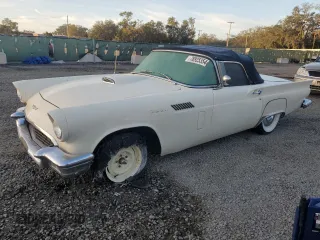 1957 Ford Thunderbird with VIN D7FH158268, listed as a Copart auction lot 78925354 with 5,740 mi miles and Salvage Title. Bid and sale history available at DreamBid. Image 1.