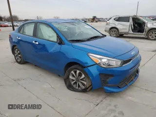 2022 Kia Rio LX with VIN 3KPA24AD6NE481247, listed as a Copart auction lot 45345005 with 0 mi miles and Clean Title. Bid and sale history available at carsss.com. Image 4.