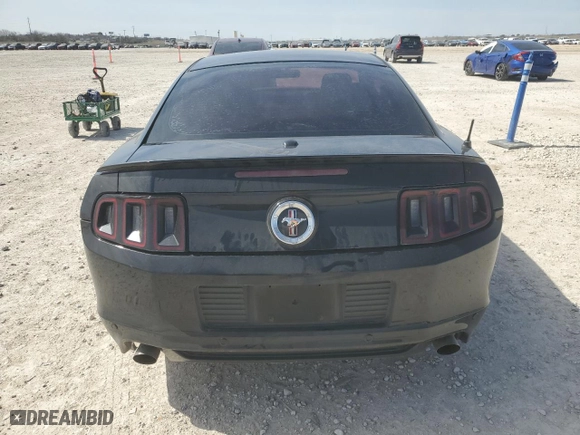 2014 Ford Mustang V6 with VIN 1ZVBP8AM6E5327112, listed as a Copart auction lot 47880745 with 121,512 mi miles and Salvage Title. Bid and sale history available at carsss.com. Image 6.