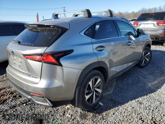 2020 Lexus NX 300h z VIN JTJGJRDZ6L2130945, wystawiony jako Copart lot #87912485 z przebiegiem 82 820 mil mil oraz Szkoda całkowita • Salvage title. Historia ofert i sprzedaży dostępna na DreamBid. Obrazek 3.