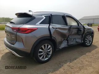 2019 Infiniti QX50 Essential with VIN 3PCAJ5M30KF143361, listed as a Copart auction lot 59331745 with 51,341 mi miles and Salvage title. Bid and sale history available at DreamBid. Image 3.