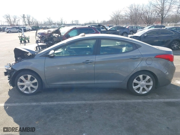 2012 Hyundai Elantra GLS with VIN 5NPDH4AE4CH149904, listed as a IAAI auction lot 41452754 with 117,148 mi miles. Bid and sale history available at carsss.com. Image 14.