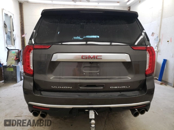 2021 GMC Yukon XL Denali with VIN 1GKS1JKL5MR212742, listed as a Copart auction lot 40676213 with 38,544 mi miles and Clean Title. Bid and sale history available at carsss.com. Image 6.