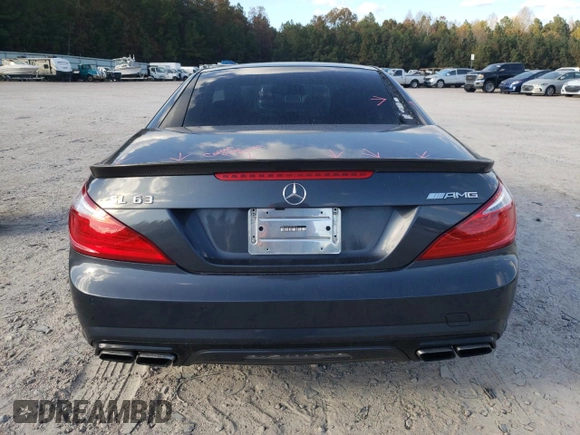 2013 Mercedes-Benz SL 63 AMG with VIN WDDJK7EAXDF013016, listed as a Copart auction lot 78980384 with 79,017 mi miles and Salvage title. Bid and sale history available at DreamBid. Image 6.
