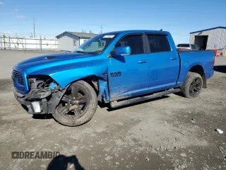 2018 Ram 1500 Night with VIN 1C6RR7MT0JS221413, listed as a Copart auction lot 47716405 with 113,674 mi miles and Salvage Title. Bid and sale history available at carsss.com. Image 1.