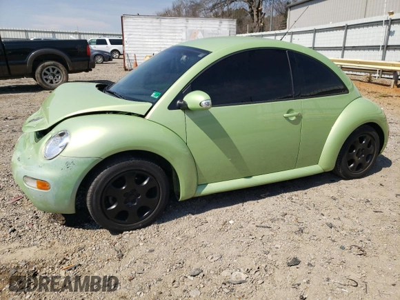 2004 Volkswagen New Beetle Coupe GL with VIN 3VWBK31C74M412879, listed as a Copart auction lot 50596255 with 192,058 mi miles and Salvage Title. Bid and sale history available at carsss.com. Image 1.