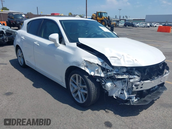 2014 Lexus CT 200h with VIN JTHKD5BH9E2185172, listed as a IAAI auction lot 42174666 with 109,325 mi miles and . Bid and sale history available at DreamBid. Image 1.