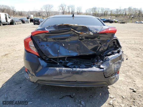2018 Honda Civic Sedan EX-T with VIN JHMFC1F38JX030332, listed as a Copart auction lot 53783835 with 58,968 mi miles and Salvage Title. Bid and sale history available at carsss.com. Image 6.