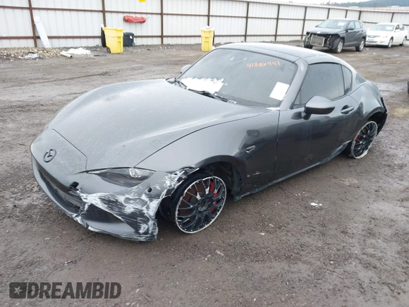 2017 Mazda MX-5 Miata RF Grand Touring with VIN JM1NDAM72H0101026, listed as a IAAI auction lot 41296441 with 79,286 mi miles. Bid and sale history available at carsss.com. Image 18.