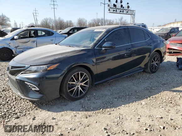 2021 Toyota Camry SE Nightshade with VIN 4T1G11AK4MU412661, listed as a Copart auction lot 48388285 with 79,314 mi miles and Salvage Title. Bid and sale history available at carsss.com. Image 1.