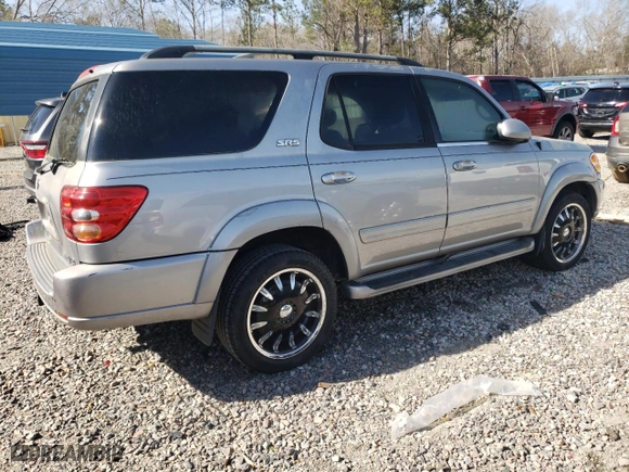 2004 Toyota Sequoia SR5 with VIN 5TDZT34A74S222489, listed as a Copart auction lot 49856345 with 215,728 mi miles and Clean Title. Bid and sale history available at carsss.com. Image 3.