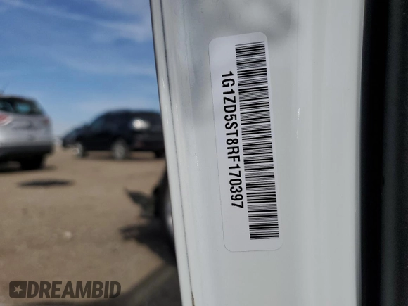 2024 Chevrolet Malibu LT with VIN 1G1ZD5ST8RF170397, listed as a Copart auction lot 49321075 with 26,326 mi miles and Salvage Title. Bid and sale history available at DreamBid. Image 14.