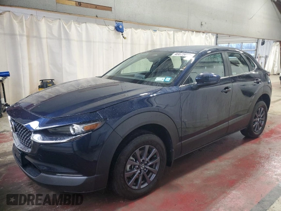 2024 Mazda CX-30 S with VIN 3MVDMBAM1RM694015, listed as a Copart auction lot 46675695 with 4,909 mi miles and Salvage Title. Bid and sale history available at DreamBid. Image 1.