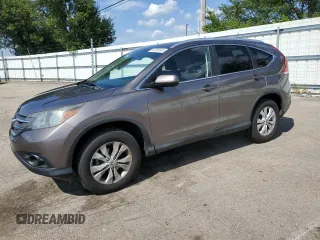 2012 Honda CR-V EX-L with VIN 5J6RM4H79CL055824, listed as a Copart auction lot 62359245 with 161,161 mi miles and Salvage title. Bid and sale history available at DreamBid. Image 1.