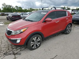 2013 Kia Sportage EX z VIN KNDPC3A26D7442172, wystawiony jako Copart lot #56995485 z przebiegiem 75 304 mil mil oraz Czysty tytuł • Clean title. Historia ofert i sprzedaży dostępna na DreamBid. Obrazek 1.