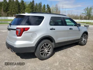 2017 Ford Explorer Sport with VIN 1FM5K8GT5HGA14201, listed as a Copart auction lot 55025635 with 116,415 mi miles and Salvage Title. Bid and sale history available at carsss.com. Image 3.
