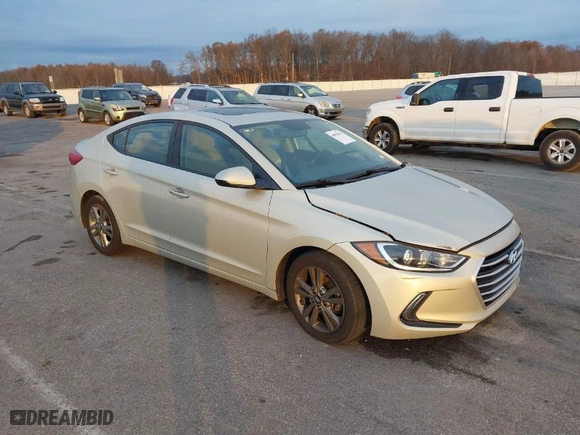 2017 Hyundai Elantra Limited with VIN 5NPD84LF6HH207220, listed as a IAAI auction lot 40878041 with 59,947 mi miles. Bid and sale history available at carsss.com. Image 1.