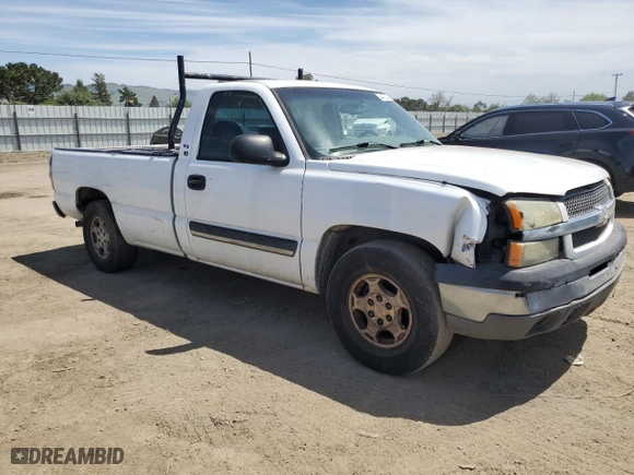 2004 Chevrolet Silverado 1500 Work Truck with VIN 1GCEC14V74E190705, listed as a Copart auction lot 54403205 with 305,407 mi miles and Clean Title. Bid and sale history available at carsss.com. Image 4.
