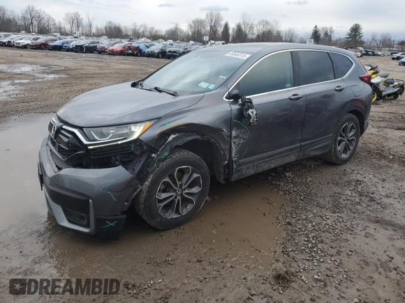 2020 Honda CR-V EX z VIN 2HKRW2H54LH671583, wystawiony jako Copart lot #49949315 z przebiegiem 70 364 mil mil oraz Szkoda całkowita • Salvage title. Historia ofert i sprzedaży dostępna na DreamBid. Obrazek 1.