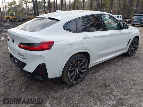 2023 BMW X4 M40i with VIN 5UX43DT02P9T17357, listed as a IAAI auction lot 41683916 with 25,954 mi miles and . Bid and sale history available at DreamBid. Image 4.