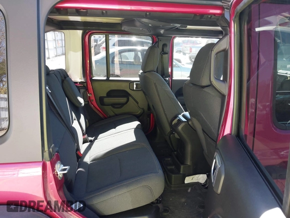 2024 Jeep Wrangler Sport S with VIN 1C4RJXN6XRW323881, listed as a IAAI auction lot 40543759 with 4,440 mi miles and . Bid and sale history available at DreamBid. Image 8.