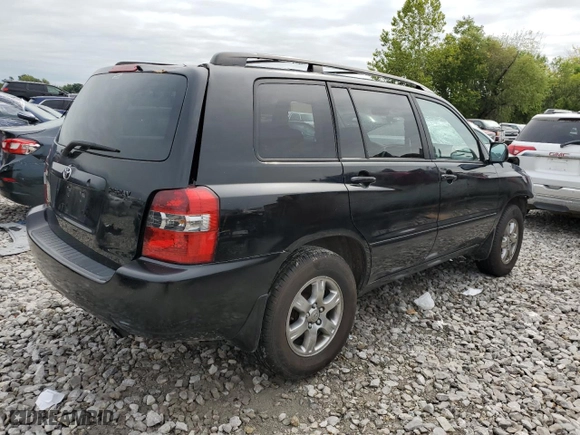 2005 Toyota Highlander with VIN JTEHD21A750039309, listed as a Copart auction lot 67061774 with 172,247 mi miles and Salvage Title. Bid and sale history available at carsss.com. Image 3.