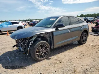 2023 Audi SQ5 Sportback Premium Plus z VIN WA124AFY8P2100971, wystawiony jako Copart lot #56677625 z przebiegiem 24 114 mil mil oraz Szkoda całkowita • Salvage title. Historia ofert i sprzedaży dostępna na DreamBid. Obrazek 1.