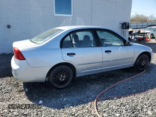 2001 Honda Civic LX with VIN 2HGES165X1H558154, listed as a Copart auction lot 52314305 with 197,640 mi miles and Salvage Title. Bid and sale history available at carsss.com. Image 3.