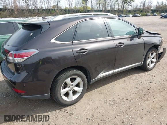 2013 Lexus RX 350 with VIN 2T2BK1BA2DC166123, listed as a IAAI auction lot 42105435 with 63,540 mi miles. Bid and sale history available at carsss.com. Image 4.
