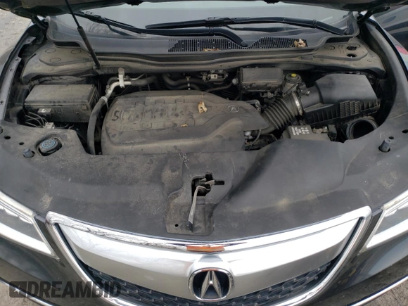 2016 Acura MDX with VIN 5FRYD4H25GB016824, listed as a Copart auction lot 44965175 with 109,308 mi miles and Salvage Title. Bid and sale history available at carsss.com. Image 12.
