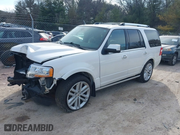 2015 Ford Expedition Limited with VIN 1FMJU2AT4FEF44540, listed as a IAAI auction lot 41771200 with 130,744 mi miles and . Bid and sale history available at DreamBid. Image 18.