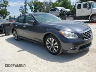 2011 Infiniti M37 with VIN JN1BY1AP8BM326422, listed as a Copart auction lot 54118515 with 111,592 mi miles and Salvage Title. Bid and sale history available at carsss.com. Image 4.