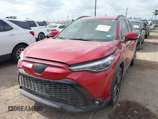 2023 Toyota Corolla Cross Hybrid S with VIN 7MUFBABG1PV005094, listed as a IAAI auction lot 42162727 with Not provided miles and . Bid and sale history available at DreamBid. Image 2.