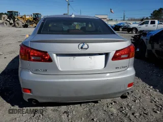 2007 Lexus IS with VIN JTHBK262372045115, listed as a Copart auction lot 46284455 with 166,463 mi miles and Clean Title. Bid and sale history available at carsss.com. Image 6.
