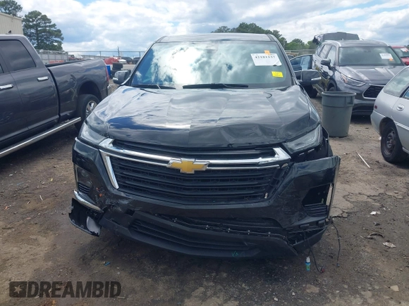 2023 Chevrolet Traverse LS z VIN 1GNERFKW9PJ319344, wystawiony jako IAAI lot #42181237 z przebiegiem 33 760 mil mil oraz . Historia ofert i sprzedaży dostępna na DreamBid. Obrazek 6.