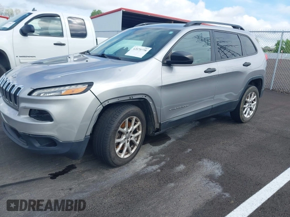 2016 Jeep Cherokee Sport with VIN 1C4PJLAB0GW207556, listed as a IAAI auction lot 42070738 with 218,142 mi miles and . Bid and sale history available at DreamBid. Image 17.