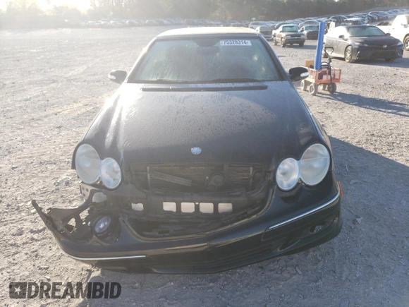 2009 Mercedes-Benz CLK 350 with VIN WDBTK56F69T107693, listed as a Copart auction lot 75328314 with 120,273 mi miles and Salvage Title. Bid and sale history available at DreamBid. Image 5.