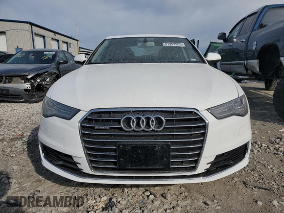2016 Audi A6 Premium Plus with VIN WAUFGAFC7GN005199, listed as a Copart auction lot 51992905 with 87,535 mi miles and Salvage Title. Bid and sale history available at DreamBid. Image 5.