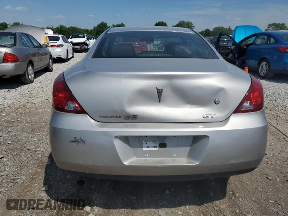 2006 Pontiac G6 GT with VIN 1G2ZH158364232022, listed as a Copart auction lot 57216715 with 265,277 mi miles and Salvage title. Bid and sale history available at DreamBid. Image 6.