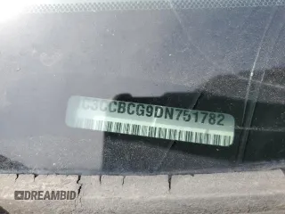 2013 Chrysler 200 Limited with VIN 1C3CCBCG9DN751782, listed as a Copart auction lot 52711945 with Not Provided miles and Salvage Title. Bid and sale history available at DreamBid. Image 12.
