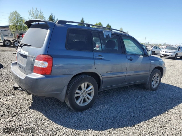 2007 Toyota Highlander Hybrid w/3rd Row with VIN JTEDW21A670017653, listed as a Copart auction lot 53695815 with 204,241 mi miles and Clean Title. Bid and sale history available at carsss.com. Image 3.