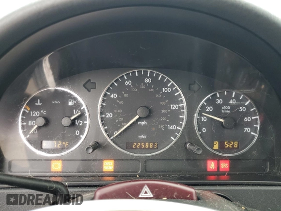 2005 Mercedes-Benz M-Class 3.7L with VIN 4JGAB57E35A559004, listed as a Copart auction lot 72765774 with 225,883 mi miles and Salvage Title. Bid and sale history available at carsss.com. Image 9.