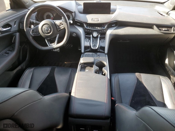 2021 Acura TLX w/A-Spec Package with VIN 19UUB6F51MA003279, listed as a Copart auction lot 46844385 with 39,548 mi miles and Salvage Title. Bid and sale history available at carsss.com. Image 8.