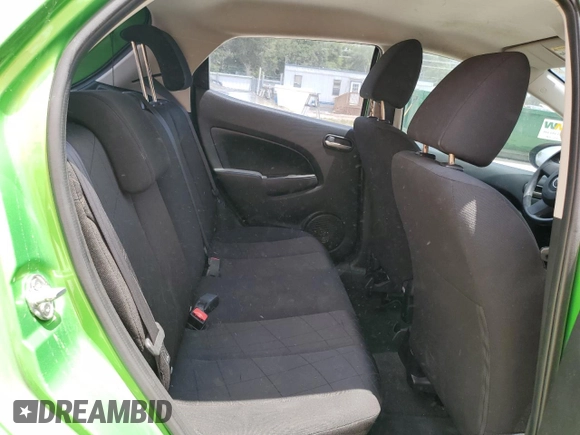 2012 Mazda 2 Sport with VIN JM1DE1KZ5C0141784, listed as a Copart auction lot 56498295 with 132,602 mi miles and Salvage Title. Bid and sale history available at DreamBid. Image 10.